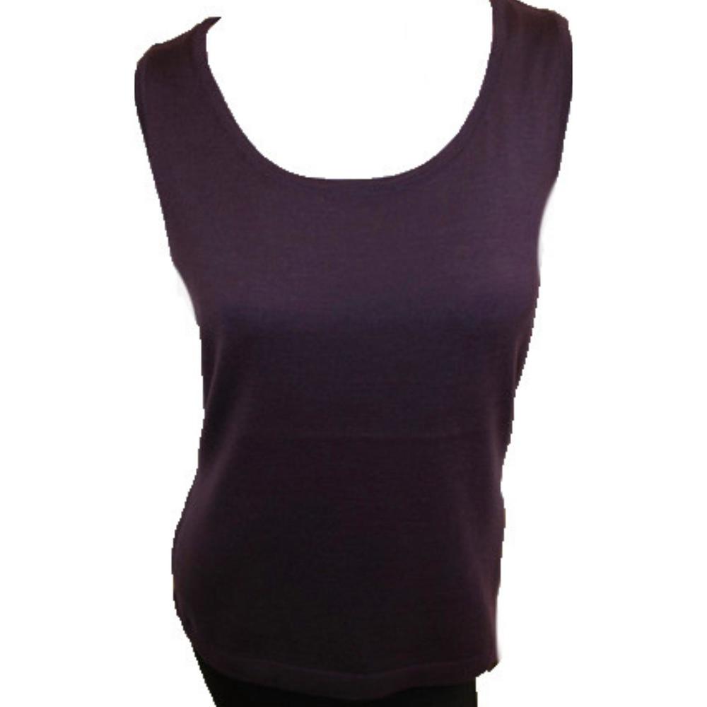 NEW ANGEL bra friendly tank top in plum